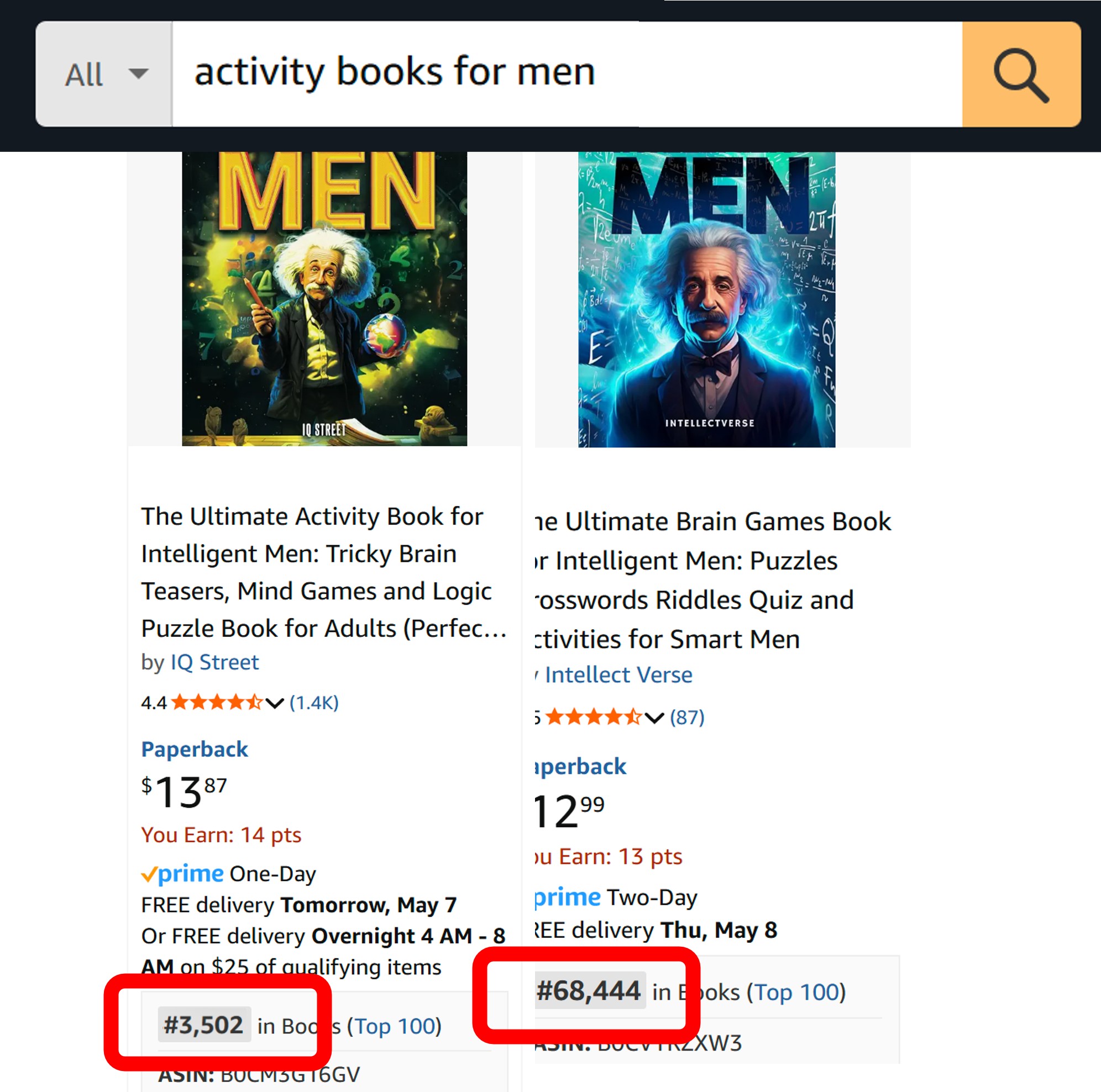 Activity Books for Men | Hot Book Niches